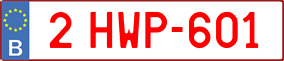 Truck License Plate